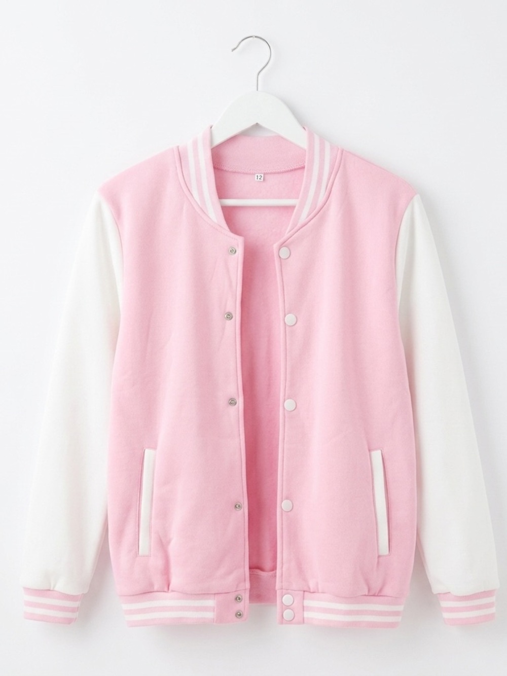Pink and White Varsity Jacket

New without tags!